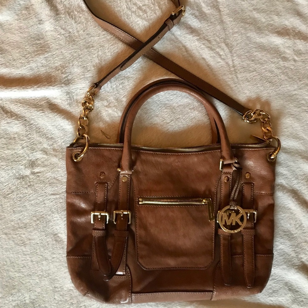 Michael Kors Handbag with Gold Accents